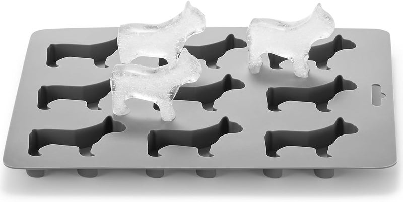 ACOOKEE French Bulldog Ice Cube Mold, Fun Shapes Frenchie Bull Dog Ice Cube Tray, Silicone Dog Treat Mold, Cute Novelty French Bulldog Gifts for Baking & Freezing Decor, BPA Free & Heat Resistant - Image 1